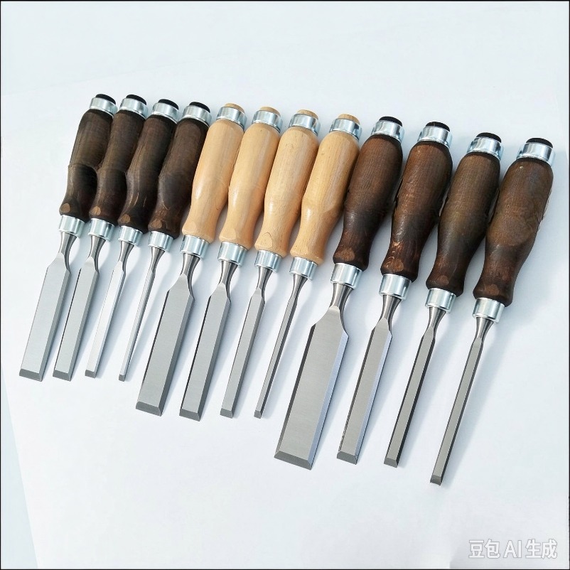 Wood Chisel Set - Zestaw dłut do obróbki drewna, w