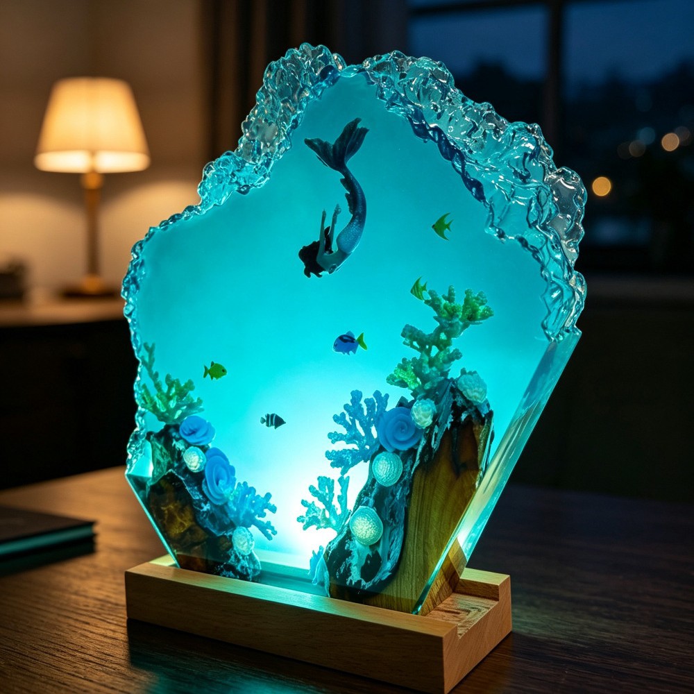 Figurka Syreny z Głębokiego Mo – Woodworking Resin recenzja i cena