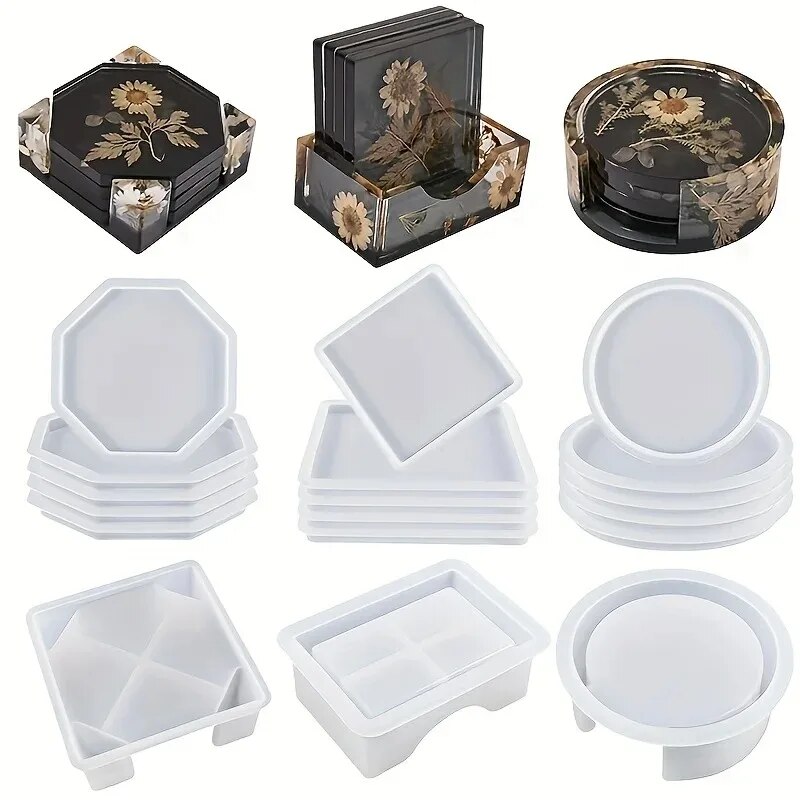 Zestaw form do żywicy Coaster  – Woodworking Resin recenzja i cena